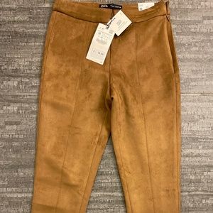 Zara Faux Suede legging